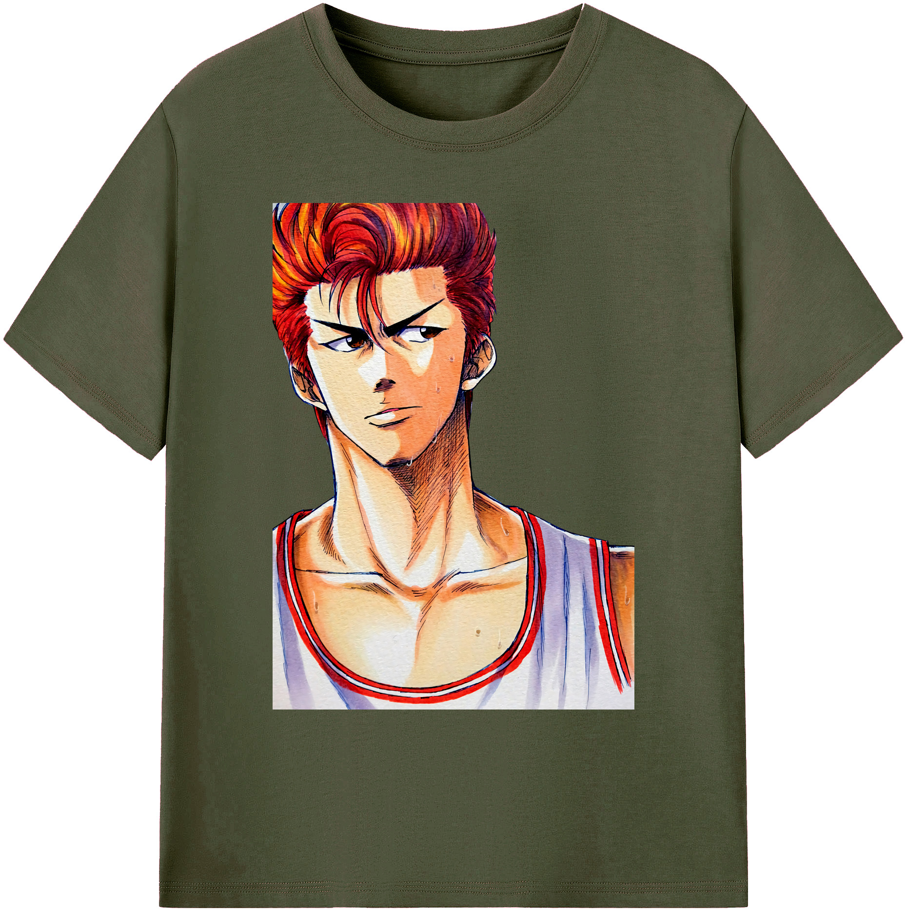 （画像用） SLAM DUNK／スラムダンク 綿100％ メンズ半袖Tシャツ｜肌触りやわらか＆通気性